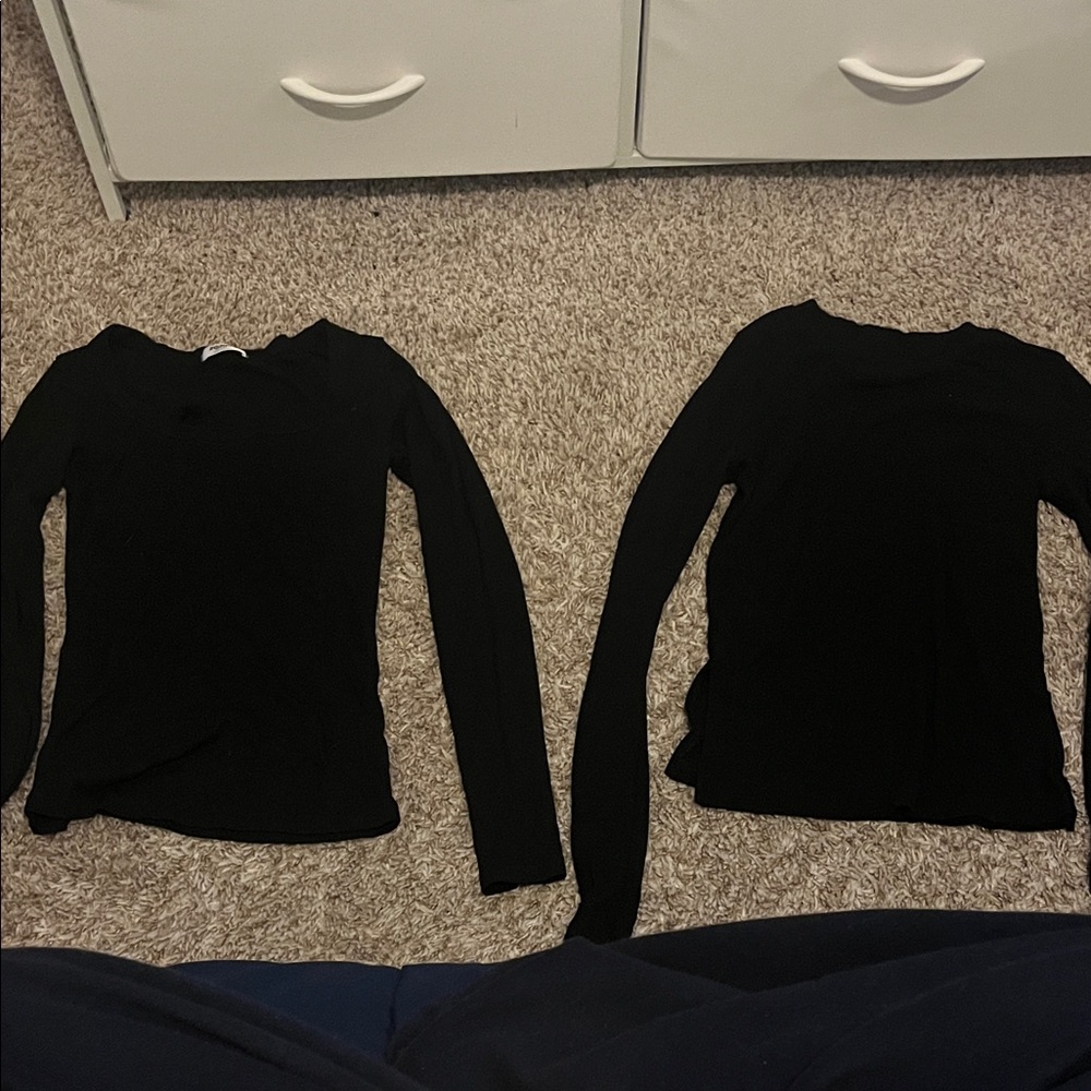 Elegant Black Women's Long Sleeve Shirt
